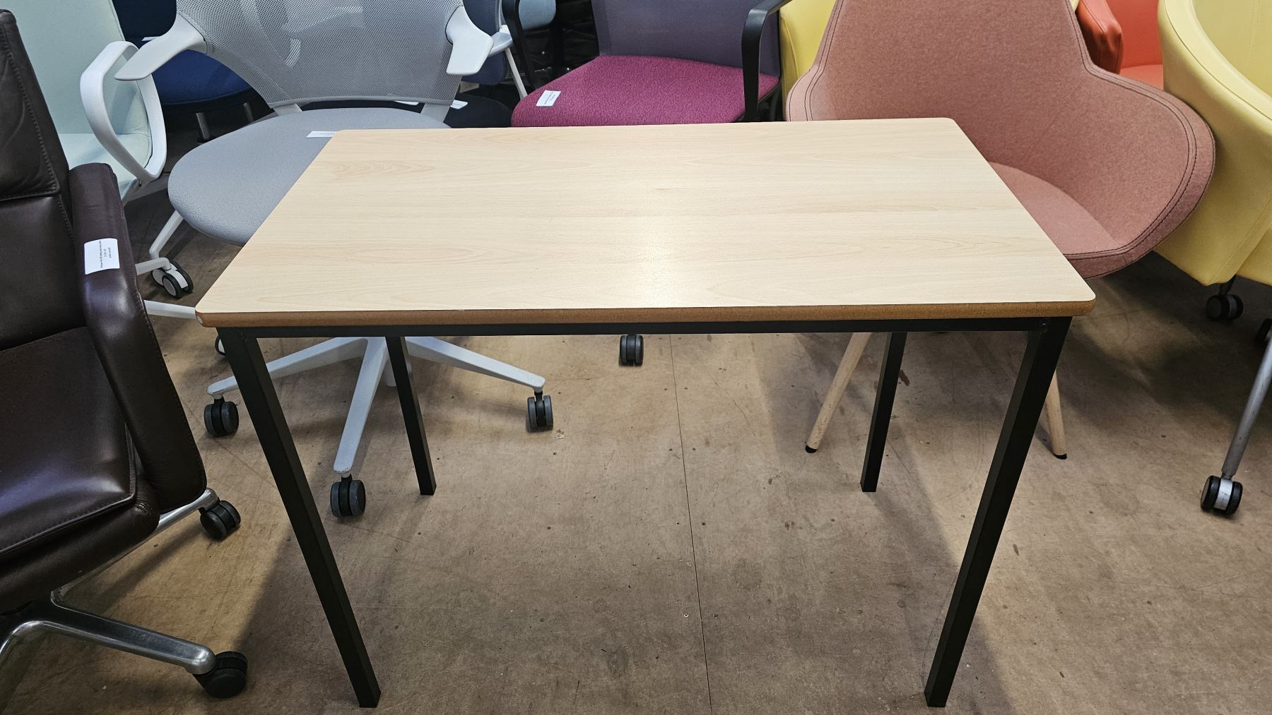 Small beech training table 900mm x 500mm