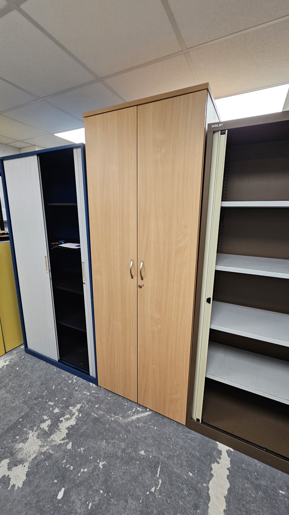 Beech cabinet 2150h x 800w x 470d