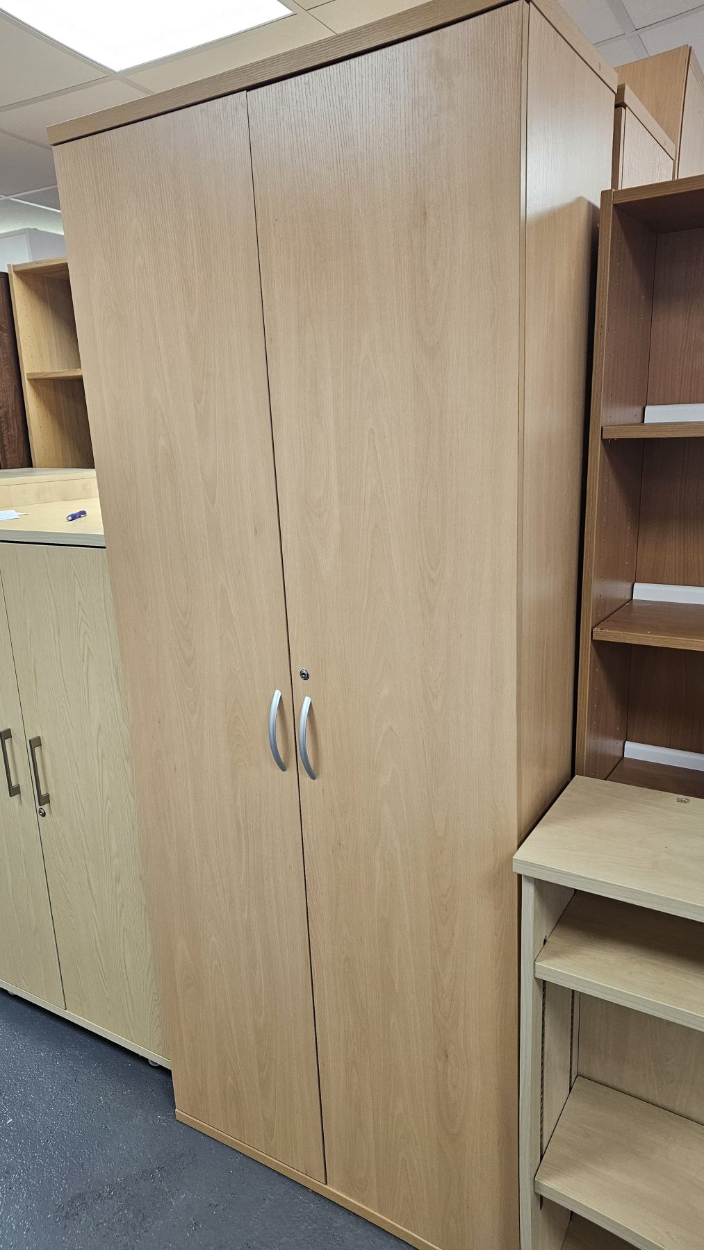 Beech cabinet 1970 x 800w x 400d