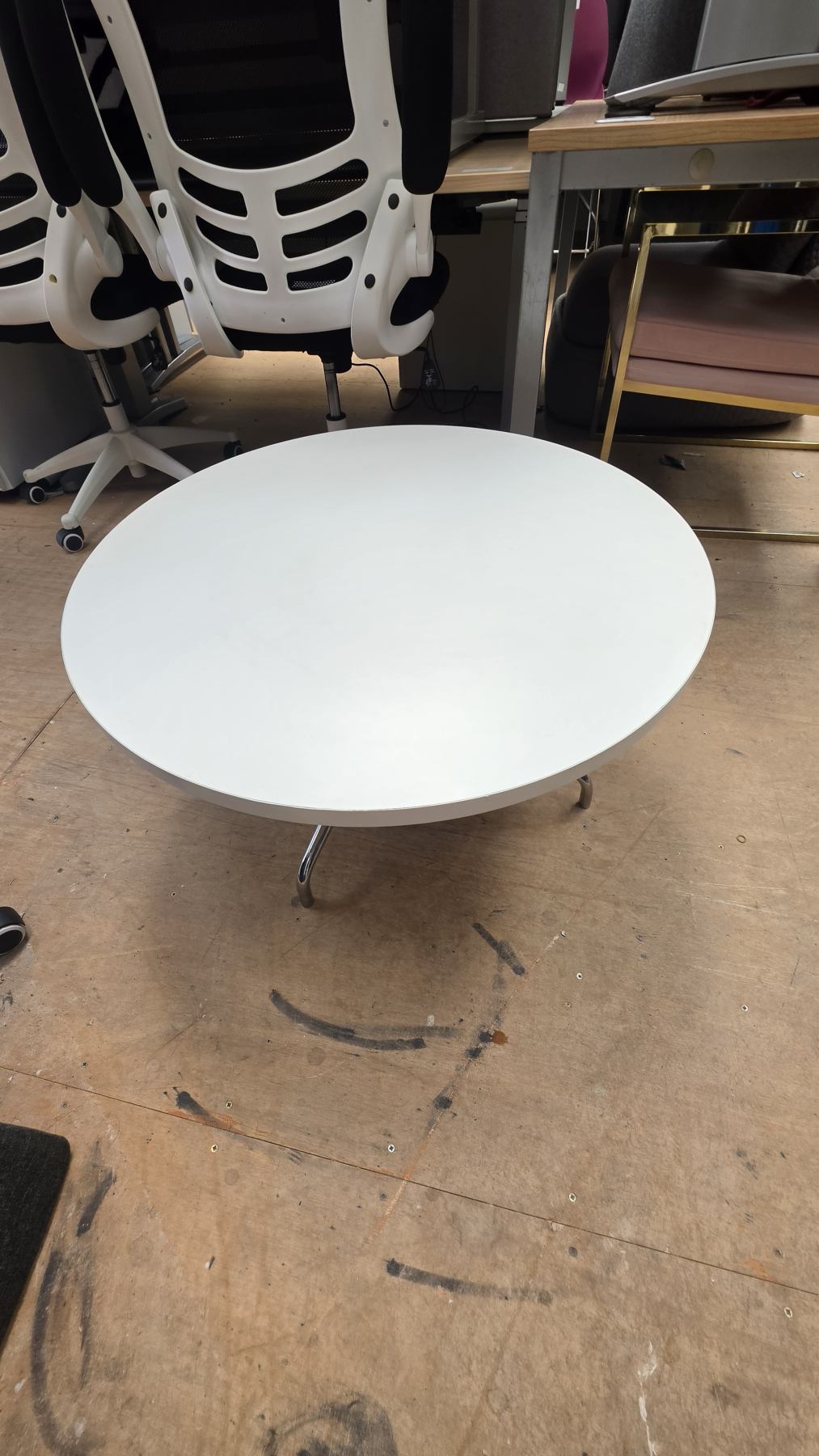 800mm white coffee table 400mm high