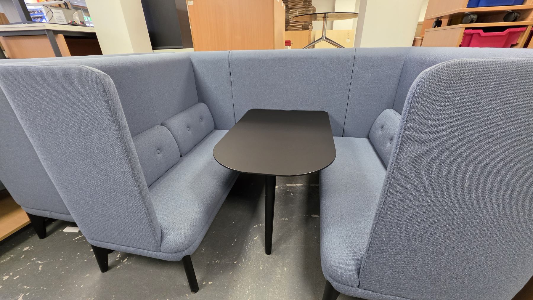 Accoustic 4 person pod 2100mm wide x 1600mm deep x  1300mm high