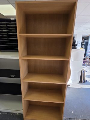 Beech bookcase 2010h x 760w x 310d