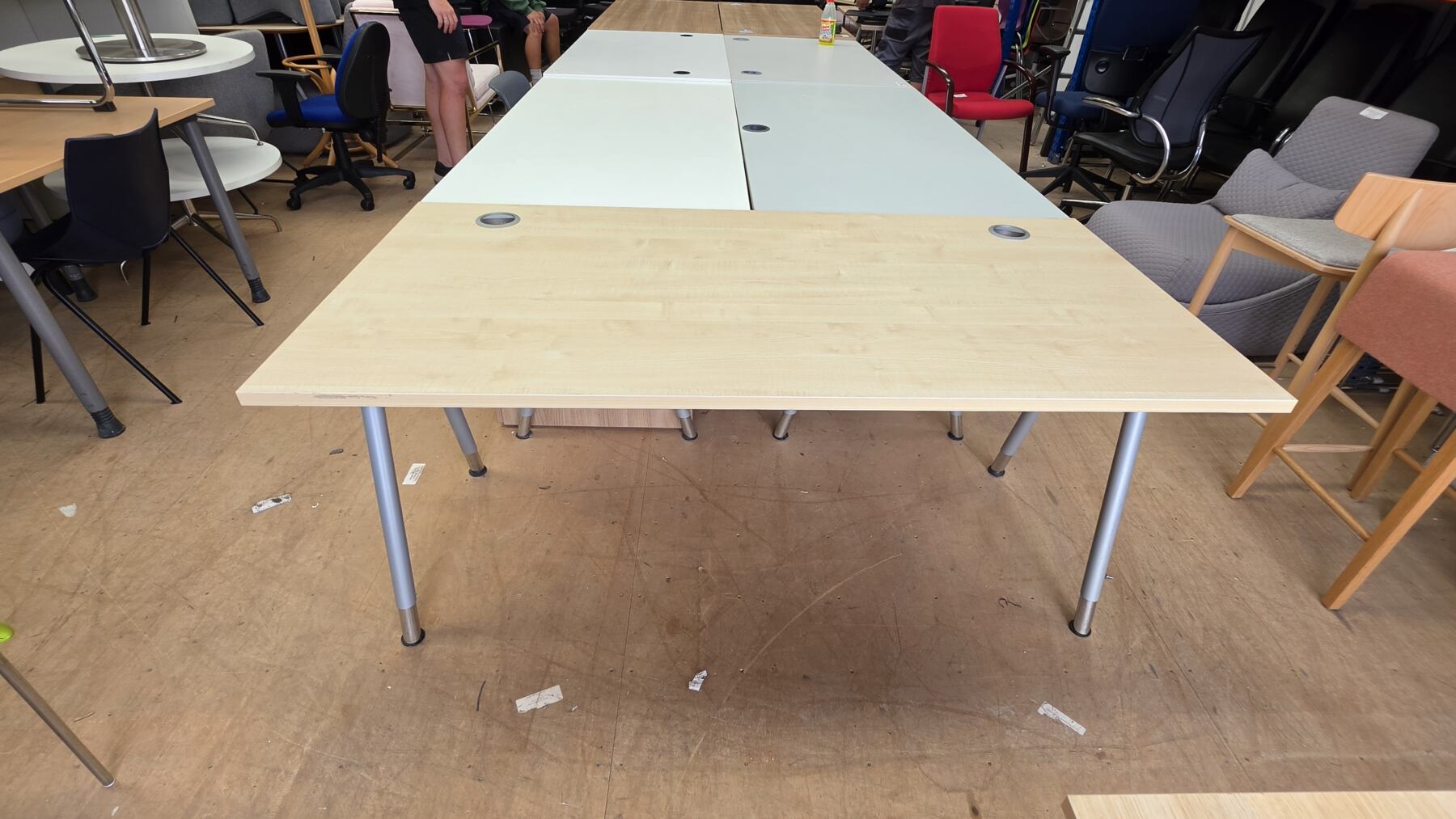 1600×800 maple desk