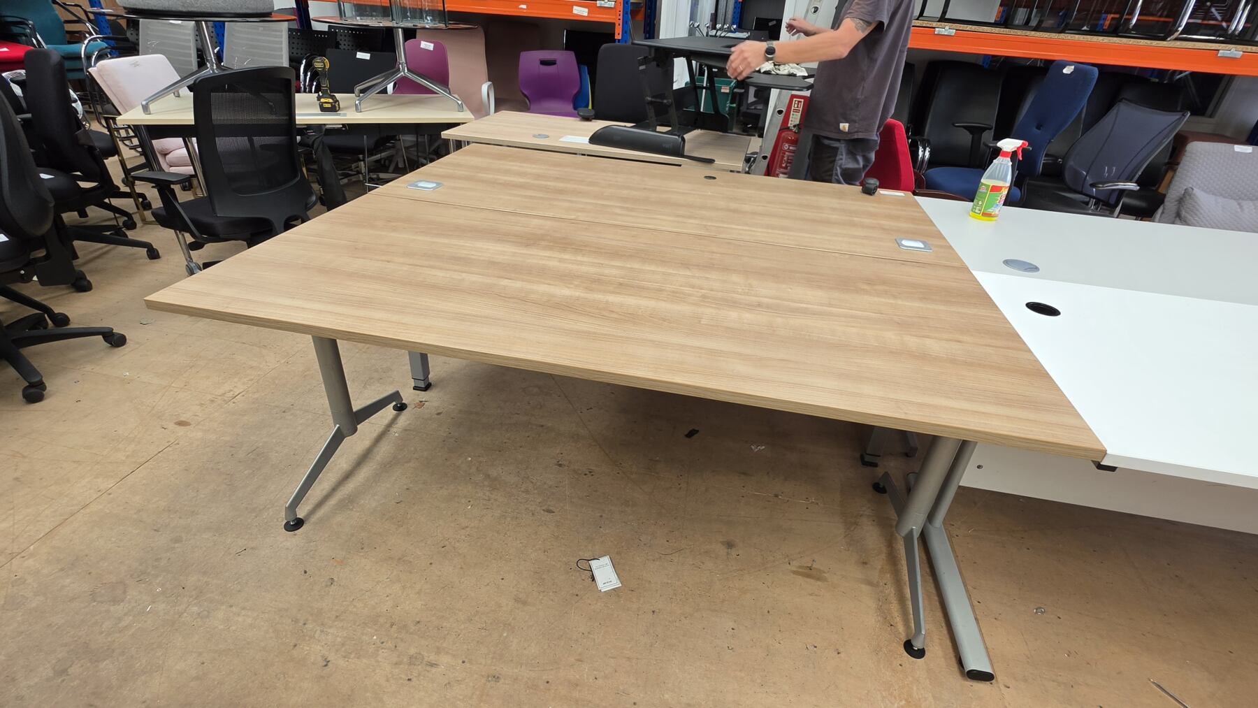 1800×800 walnut desk
