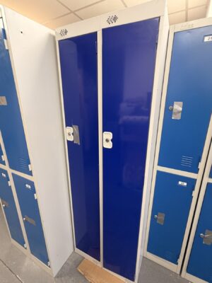 Double door blue locker 1800x600x300
