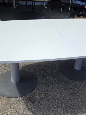 Off white meeting table 2000mm x 1000mm