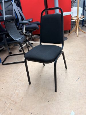 Black banquet chairs